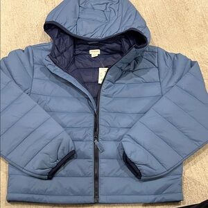 J. Crew Factory Kids Blue light Puffer Jacket